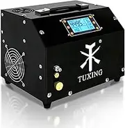 TUXING PCP Air Compressor 4500Psi, LCD Display, Auto-Stop High Pressure Compressor, Equipped with Water Cooling System, Scuba Diving Tank Pcp Air Charging (TXET063)