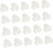TOYANDONA 20Pcs Coral Base Rack Durable Ceramic Coral Plugs for Aquarium Supplies Support Hard Branching Corals Fish Tanks for Propagation Stabilization