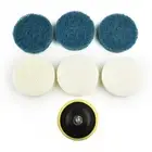7pcs Bathroom Cleaning Drill Kit Scouring Pad Sticky Disk Cleaning Products