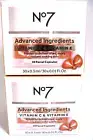 No7 Advanced Ingredients Vitamin C + E Facial Capsules x 60 BNIB Radiance & Lift