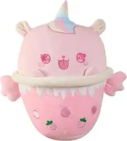 Bubble Tea Plush, Cartoon Bubble Tea, Bubble Tea Pillow, 9.84-Inch Milktea Plush, Cute Bubbletea Pillow Plush for Desktops, Home Decoration, and Adding Charm to Your Room or Office Space