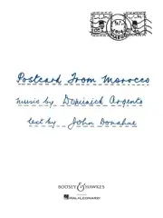 Postcard from Morocco An Opera Vocal Score Sheet Music Dominick Argento Book