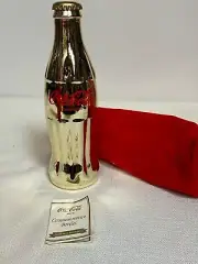RARE 1997 Gold Coca-Cola Bottle TCCCC Convention Sun'Fun Yankees #440 Of 500