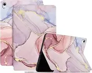 Nexue for iPad Air 6th Generation Case 11 inch 2024, iPad Air 5th / iPad Air 4th Generation case 10.9 inch,Slim Stand Protective Smart Cover with Auto Sleep Wake (Pink Marble)