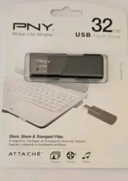 PNY 32GB USB 2.0 Flash Drives Memory Stick New