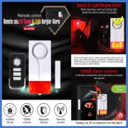 Home Alert Infrared Door & Window Open Sensor With Audible & Visual Alarm System