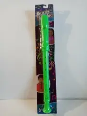 Instrument Plastic Flute Recorder 1.25 x 1.25 x 12.75