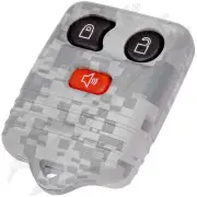 APDTY 24736HZD Key Fob Remote Replacement Case Shell Housing (Gray Camouflage)