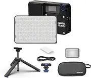 Amaran Ace 25x Kit Camera LED Video Light with Tripod Carrying Case,25W Bi-Color 2700-6500K Pocket Light 4,500mAh Battery with PD Charging for TikTok, Creator, Outdoor Photography(Charcoal)
