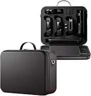 AZURAOKEY for Switch 2 Carrying Case – Portable Travel Case with Multiple Storage & Built-in Stand for Switch 2 Console & Accessories (Only Case)