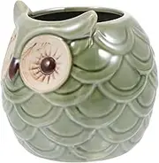 CIYODO 1pc Creative Owl Cocktail Mug Unique Drinking Cup for Home Bar and Parties Fun Decorative Design for Boys and Girls and Adults Thick Base Smooth Rim for Enjoyable Sipping for