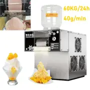 110V/220V 60KG/Day Snowflake Machine Ice Shaving Machine Ice Shaver Snow Cone