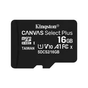 金士頓 Kingston CANVAS Select Plus microSD C10 A1 100MB/s 新版記憶卡