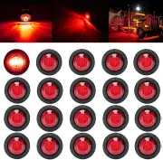 20PCS 12V LED Side Marker Light Indicator Lamp for Car Truck Van Trailer BoatsSide Indicators Signal Lights