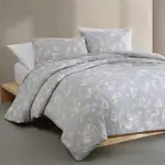 Calvin Klein Eternity Floral Cotton Gauze 3 Piece Comforter Set, King
