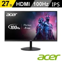 在飛比找momo購物網優惠-【Acer 宏碁】SA272U E 27型 IPS 2K 1