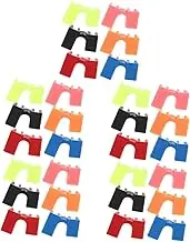 STOBAZA 5sets Reusable Chopstick Training Clips for Beginners Safe Non Slip Helper for Adults and Lightweight Pe Material for Learning and Practice Includes 6pcs*5