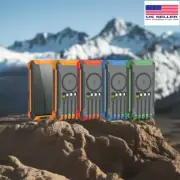 2024 Solar Charger Power Bank Qi Wireless 4 iOS Type-C USB Cables iPhone Android