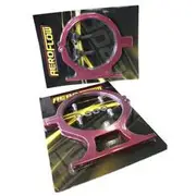 Aeroflow Billet Nitrous Bottle Brackets - Red, AF64-5000R
