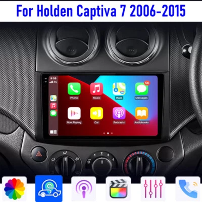 9" For Holden Captiva 7 2006-2015 Car Radio Apple Wireless Carplay Android Auto