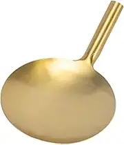 Mdlhcm Tofu Scoop Tofu Brain Spoon Restaurant Serving Spoon with Handle Household Tofu Shovels Brass Resuable Tofu Jelly Scoop