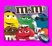 M & M Chocolate Candy Computer Mouse Pad mm7