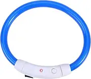 FONDOTIN Glowing Dog Necklace Led Collar Light 35cm Charge Flashing Light for Small-Medium-Large Dogs
