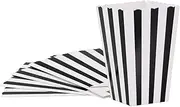 Alipis 24pcs Popcorn Boxes Foldable Paper Containers for Parties Movie Nights Weddings Events for Snacks Favors Festive Table Decor