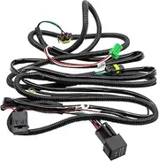 TGMGADANTV Fog Light Wiring Harness H11 Socket Wire + Switch LED Indicator AT Relay Compatible With Dacia Compatible With Mitsubishi Compatible With Land Rover Compatible With Jaguar Compatible With L