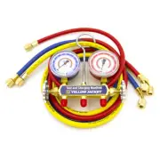 Yellow Jacket 41355 2-Valve Series 41 Test/Charging Manifold, Gauges