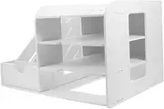 jojofuny Multi Desk Organizer Tray for Files and Books Versatile Storage for Home Office and Classroom Use Efficient Desktop File Holder for Organized Workspaces