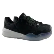 SKECHERS Denali Subtle Spark Women's Sneakers Black/WhiteVegan (185021) SIZE 7.5