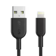 Anker PowerLine II Lightning Cable (3ft) MFi Certified for iPhone X / 8 / 8 Plus
