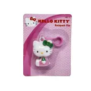 2009 SANRIO HELLO KITTY PLASTIC BACKPACK CLIP PINK CHARM NEW SEALED