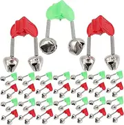 GALPADA 50Pcs Fishing Rod Alarm Bells Loud Sound Portable Night Fishing Alert Durable for Beginners Enthusiasts