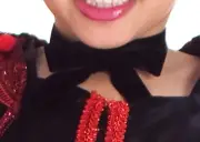 Princess Paradise 14" Black Mattie Matador Choker Bow Tie Spanish Samba Carnival