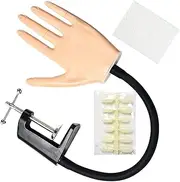 Zialofi Practice Hand Mannequin Hands for Nails Practice Nail Hand