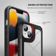 Tough On iPhone 13 Case Iron Shield Black