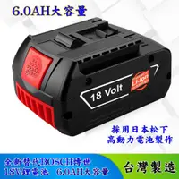 在飛比找蝦皮購物優惠-全新替代 博世BOSCH 18V 6.4AH充電式電動工具鋰