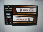 Rome New York Police Car Decals 1:64 two for one money