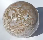OCEAN JASPER Sphere Orbicular Quartz CRYSTAL BALL Madagascar 2.6 in 65mm 382g