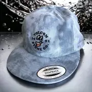 Volcom Hat Men's Blue Tie Dye Randelicious Adjustable Snapback Cap Embroidered