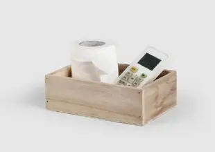 zakka原木木質花盆多肉植物種植花器辦公室桌面長方形收納小木盒 (6.6折)