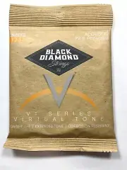 Black Diamond Guitar Strings Acoustic Light - Light Phosphor Bronze N600L 12-53