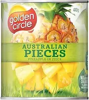 Golden Circle Unsweetened Australian Pineapple Pieces in Juice 440 g