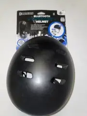 Vivitar Kids Dimensions Bluetooth Speaker Bike Helmet Black Rechargeable Ages 8+