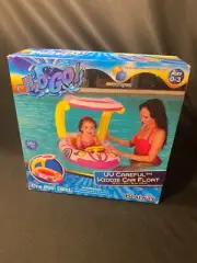 Bestway H2O Go! UV Careful Kiddy Car Pool Float for Baby Sun Blocker NIB