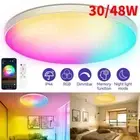 Smart LED Ceiling Lights 30/48W WIFI Bluetooth Oyster Light Dimmable Downlights