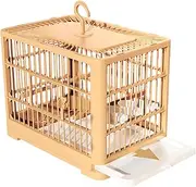 Parakeet Habitat - Wooden Breeding House for Friends and Lovebirds | Shelter for the Nesting Box for Natural Birds, Convenient Hiding of Eggs, Habitat A Gabbi