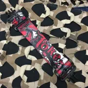 NEW KM Paintball V-Force Grill Mask Goggle Strap - Limited Edition Joker Red